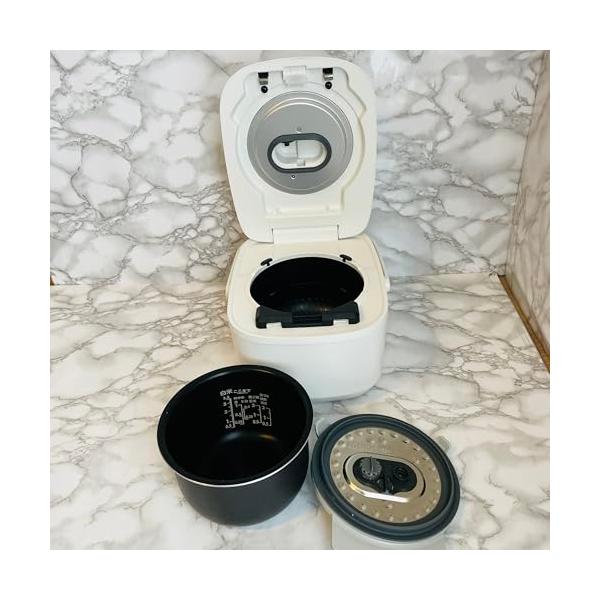 【中古】東芝 白いこと 炎匠炊き [剪断応力IH炊飯器 (3.5合炊き)] RC-6PXV(W)