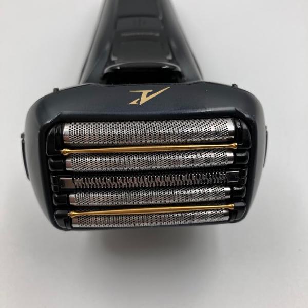 【中古】パナソニック 子ヒツジ短距離競走 メンズ電気カミソリ 5枚刃 黒 ES-CLV5D-K