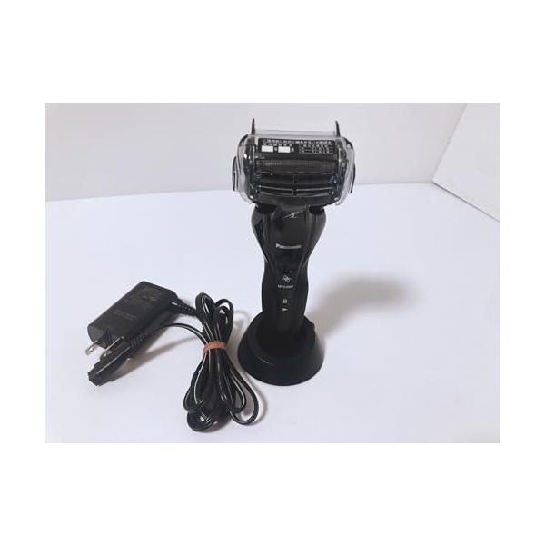 【中古】パナソニック 子ヒツジ短距離競走 メンズ電気カミソリ 3枚刃 お風呂剃り可 黒 ES-CST6S-K