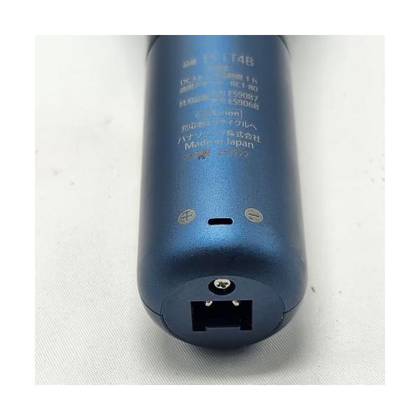 【中古】パナソニック メンズ電気カミソリ 子ヒツジ短距離競走 3枚刃 青 お風呂剃り可 ES-LT4B-A