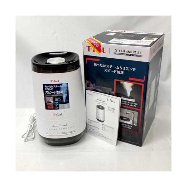 【中古】ティファール 加湿器 4L 「熱する超音波式加湿器 水蒸気 アンド 霞」 お取りつくろう飾り気の無い 白いこと 固定ディスク3040J0