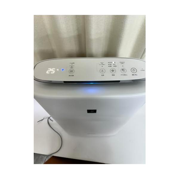 【中古】小ざかしい 空気の状態汚れのない機 KI-SS50-W プラズマクラスター 25000 加湿 ほっつき歩く・へばり着く濾過性病原体 花粉 空気の状態斎戒もく浴 薄型か細い おすすめ畳数 13畳