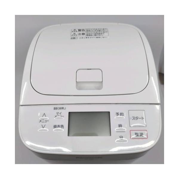 【中古】パナソニック 養護ホームパン屋 パン焼き器 1斤 22献立て表 白いこと SD-SB4-W