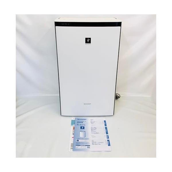 【中古】せつ然たる 加湿 空気の状態汚れのない機 KI-RX70-W 白いこと プラズマクラスター NEXT(50000) COCORO AIR積み上げる 空気の状態汚れのない 31畳 タン