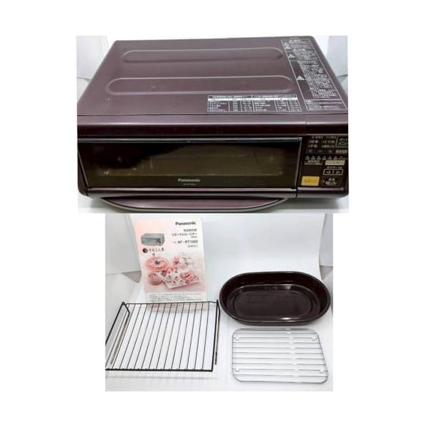 【中古】パナソニック 燻製器 魚焼き食べ物屋 フィッシュロースター 焼き芋 けむらん亭 赤銅色 NF-RT1000-T