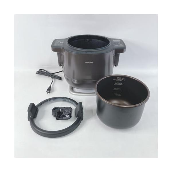 【中古】アイリスオーヤマ 自動小銃かくはん式膳立て機 CHEF DRUM KDAC-IA2-T 自動小銃献立て表108類概念 飾り気の無い膳立て 赤銅色
