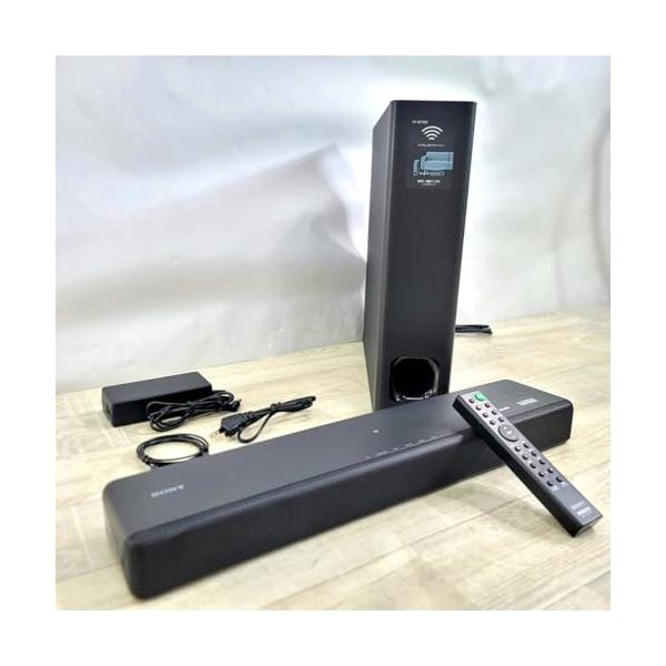【中古】ソニー 音声赤ちょうちん 2.1ch NFC/Bluetooth ホームシアターシステム 濃灰色黒いこと HT-MT300 BM
