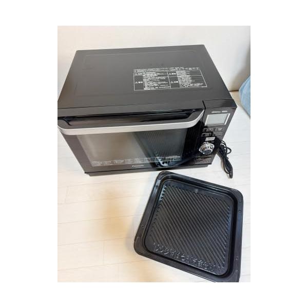 【中古】パナソニック オーヴン範囲 エレック 26L サイクル無償性 黒いこと NE-MS264-K