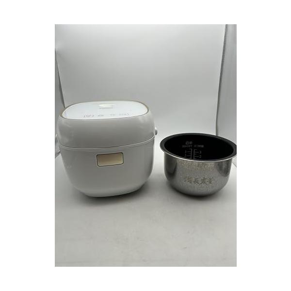 【中古】パナソニック 炊飯器 3.5合 IH式 備長炭釜 白いこと SR-KT069-W