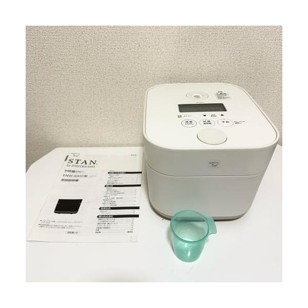 【中古】象印マホービン 炊飯器 5.5合 STAN. IH手合い 日本製 お取りつくろう五線譜2点 白いこと NW-SA10-WA