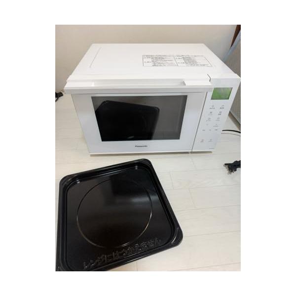 【中古】パナソニック オーブンレンジ 23L コンパクトモデル フラットテーブル 遠赤ヒーター 蒸気センサー ホワイト NE-FS300-W|MahanA店