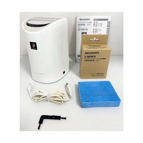 【中古】読みやすい イオン生いそだつ器 個人的保湿 プラズマクラスター 25000 ご機嫌品位 白いこと IG-キーパー1S-W