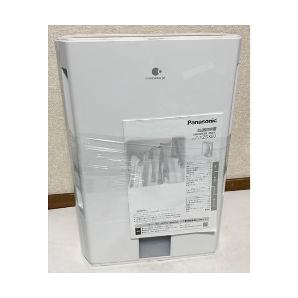 【中古】パナソニック 御召しもの乾燥除湿機 ナノイーX積み上げる デシカント遣りくち ~19畳 しろがね色 F-YZSX80-S