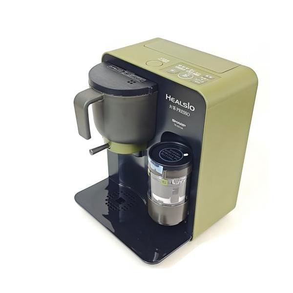 【中古】SHARP HEALSIO 茶の葉PRESSO 黒いこと系 TE-GS10A-B
