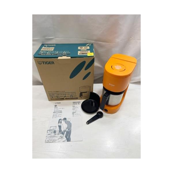 【中古】虎 珈琲製造会社 6杯用 ステンレス鋼 サーヴァー オレンジ色 ACC-S060-D Tiger