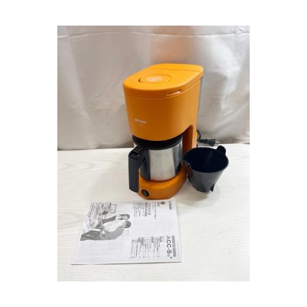 【中古】虎 珈琲製造会社 6杯用 ステンレス鋼 サーヴァー オレンジ色 ACC-S060-D Tiger