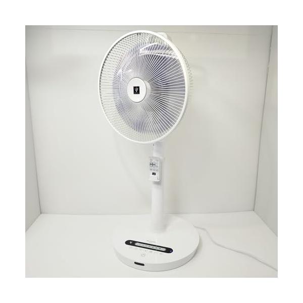 【中古】せつ然たる プラズマクラスター扇風機 PJ-R3DS-W 白いこと ご機嫌空間的関係 リビング気違い DC原動機 風量32度合いうつり変わり 御召しもの消臭 高濃さプラ
