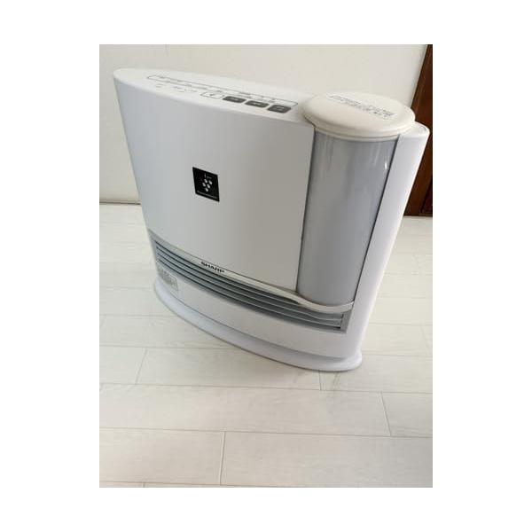 【中古】小ざかしい 加湿 セラミックファンヒーター 暖房装置 6(8)畳/加湿 8.5(14)畳/プラズマクラスター 7000 6畳 日本製 白いこと HX-L12