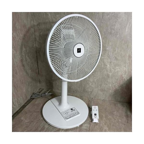 【中古】シャープ 扇風機 リビングファン ACタイプ プラズマクラスター 7000 スタンダード ホワイト リモコン付 PJ-N3AS-W｜MahanA店