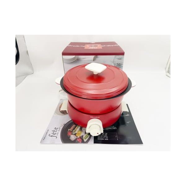 【中古】recolte (レコルト)レコルト ポット二人組 フェット [ 赤いこと/RPD-3 ] recolte POT DUO fete 灯し火鍋 マルチクッ