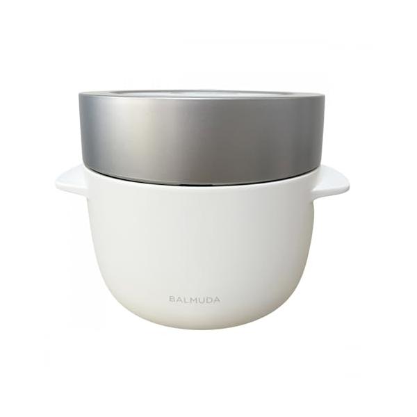 【中古】バルミューダ ザ ゴハン 3合炊き灯し火炊飯器 BALMUDA The Gohan K03A-WH