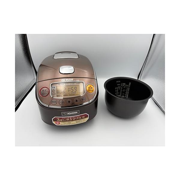 【中古】象印マホービン 炊飯器 3合 赤銅色 NP-RL05-TA