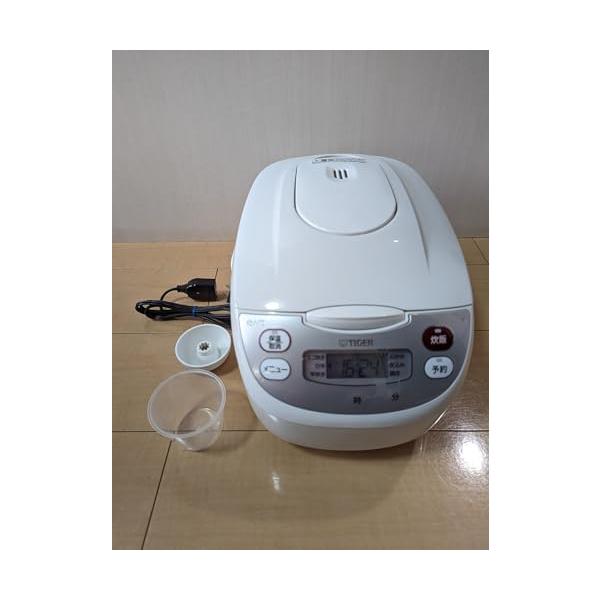 【中古】虎 パソコン炊飯ジャー（5.5合炊き） 白いことTIGER 炊きたて JBH-G102W