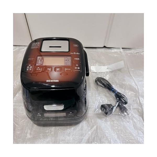 【中古】アイリスオーヤマ 分け隔てる式計測炊きIHジャー炊飯器3合 KRC-IM30-R 赤いこと
