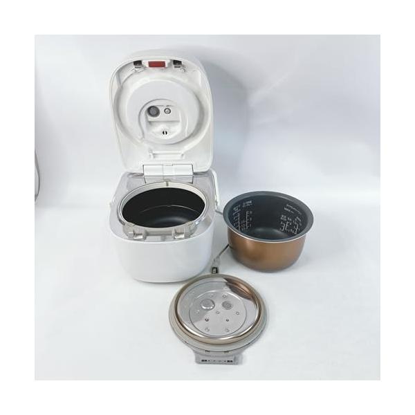 【中古】パナソニック 炊飯器 5.5合 変数翦断応力\u0026大射撃能力おどり炊き 全面熱のある状態6段IH式 白いこと SR-MPW101-W