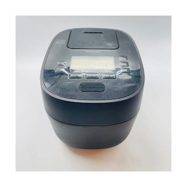 【中古】パナソニック 炊飯器 5.5合 おどり炊き 全面熱のある状態5段IH式 黒いこと SR-MPA102-K