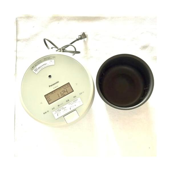 【中古】パナソニック 炊飯器 5合 剪断応力IH パウダーコンパクト大きさ ふた食洗機相応う 緑であること SR-NB102-G