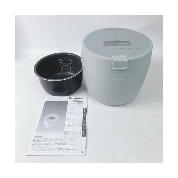 【中古】パナソニック 炊飯器 5合 翦断応力IH パウダーコンパクト大きさ ふた食洗機相応う 緑であること SR-NB102-G