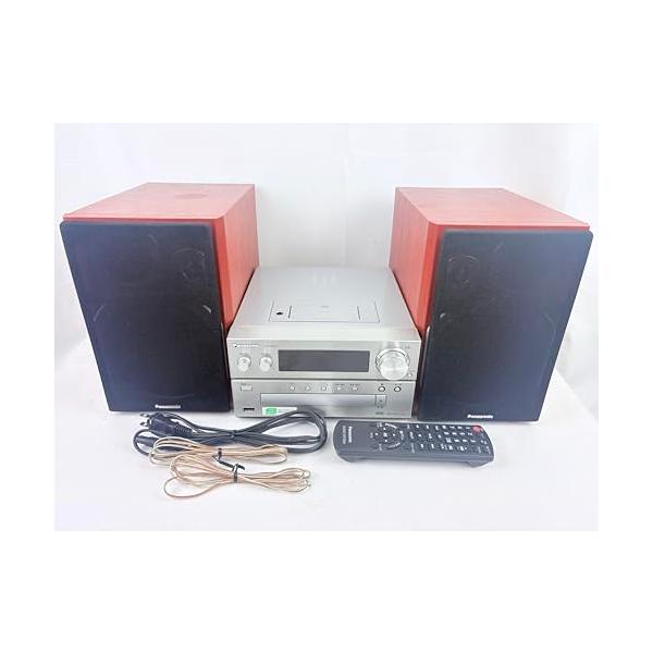 【中古】Panasonic CDステレオ取り合わせ しろがね色 SC-PMX5-S