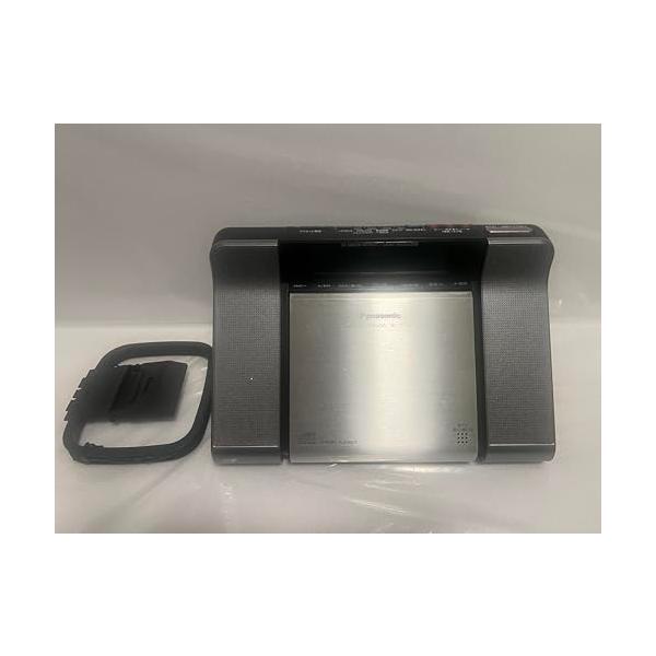 【中古】パナソニック CD時辰儀ラジオ受信機 しろがね色 RC-CD350-S