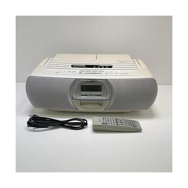 【中古】Victor 優勝者 JVC RC-G1MD-W 白いこと CD-MD携帯型取り合わせ Clavia クラビア （CD/MD甲板）（ラジカセつら構え