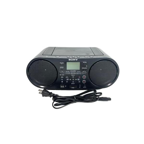 【中古】ソニー CDラジオ受信機 FM/AM/広広としたFM/Bluetooth相応う 言語学学び取る用役立つこと/オート待ち設ける役立つこと積み上げる ZS-RS80BT