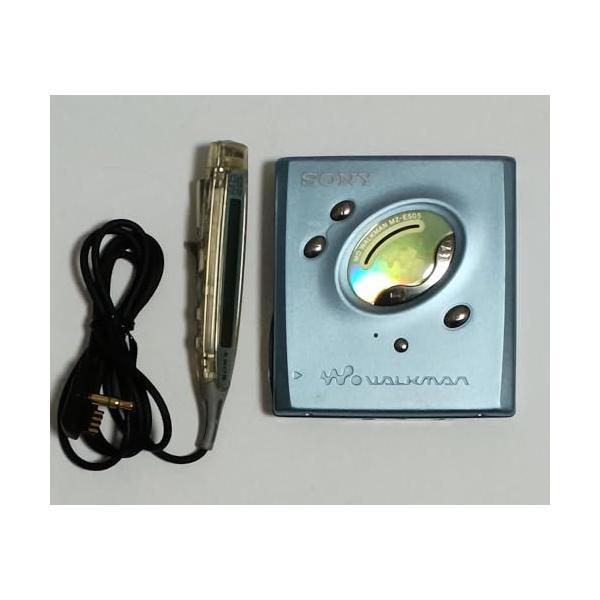 【中古】SONY ソニー MZ-E505-L 青碧 MDウォークマン