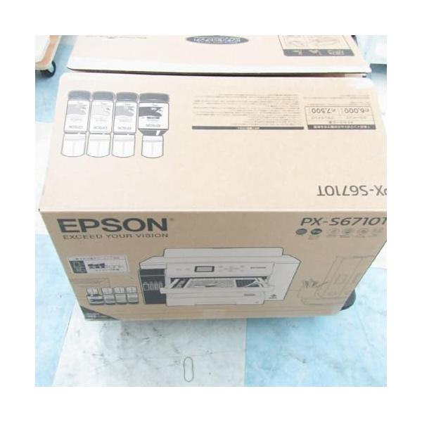 【中古】エプソン エコ貯蔵タンク積み上げる A3ノビ相応う ビジネスインクジェットカラープリンター PX-S6710T パウダーコンパクト 2段テープひな形