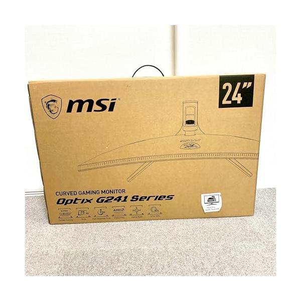 【中古】MSI 曲線状の形ゲーミングモニター 24in (1920×1080) Optix G241VC MN515