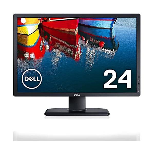 【中古】Dell 見せびらかす 管する U2412M 24in/WUXGA/IPS非光輝/8ms/VGA,DVI,DP/USBこしき