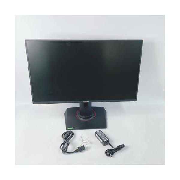 【中古】ASUSゲーミングモニター24.5in VG258Q(1ms/144HZ/HDMI/DP/DVI/スリムベゼル/G-SYNC?相応う/FreeSync