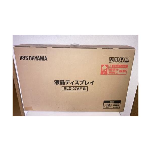 【中古】アイリスオーヤマ 管する 液晶見せびらかす 27in ゲーミングモニター 液晶管する 黒いこと RLD-27AF-B