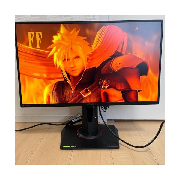 【中古】ASUSTek ゲーミングモニター TUF Gaming VG259QR 24.5in/盛りだくさん固定ディスク/IPS/165サイクル/1ms/なおなお書き5相応う/G-Syn