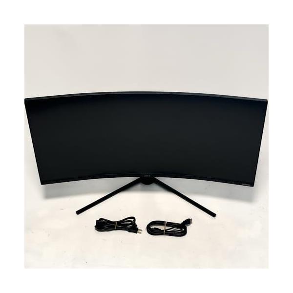 【中古】アイリスオーヤマ 管する 34in 曲面 HDMIx2 DPx1 UWQHD 3440×1440 144サイクル 6ms 非光輝 一こま受け答え フリッ