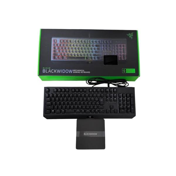 【中古】Razer Blackwidow JP Green Switch 力学的 ゲーミングキーボード 日本語取り合わせ 【日本定まり代わりになる店引き請ける品】 RZ03-0