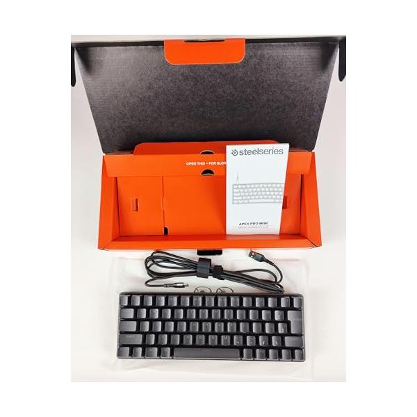 【中古】SteelSeries ラピッド銃の引き金 積み上げる ゲーミングキーボード ミニサイズ Apex Pro Mini JP 有線 日本語割りつける OmniPoin