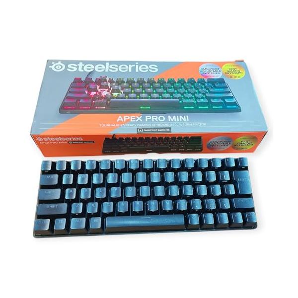 【中古】SteelSeries ラピッド銃の引き金 積み上げる ゲーミングキーボード ミニサイズ Apex Pro Mini JP 有線 日本語割りつける OmniPoin