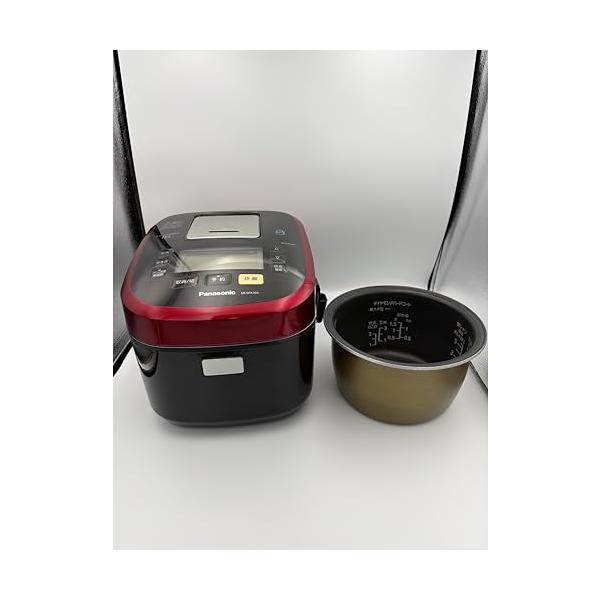【中古】パナソニック 5.5合 炊飯器 剪断応力IH式 Wおどり炊き 頬べに黒いこと SR-SPX104-RK
