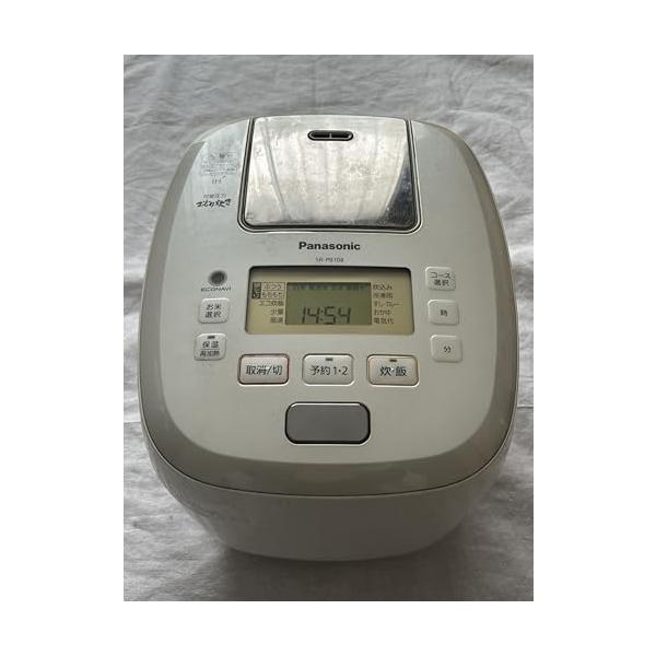 【中古】パナソニック 炊飯器 5.5合 剪断応力IH式 おどり炊き 白いこと SR-PB108-W