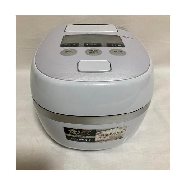 【中古】タイガー魔法瓶(TIGER) 炊飯器 剪断応力IH 熱流\u0026熱封土鍋上塗り 炊きたて 3.5合 アーバンホワイト JPD-A060WE